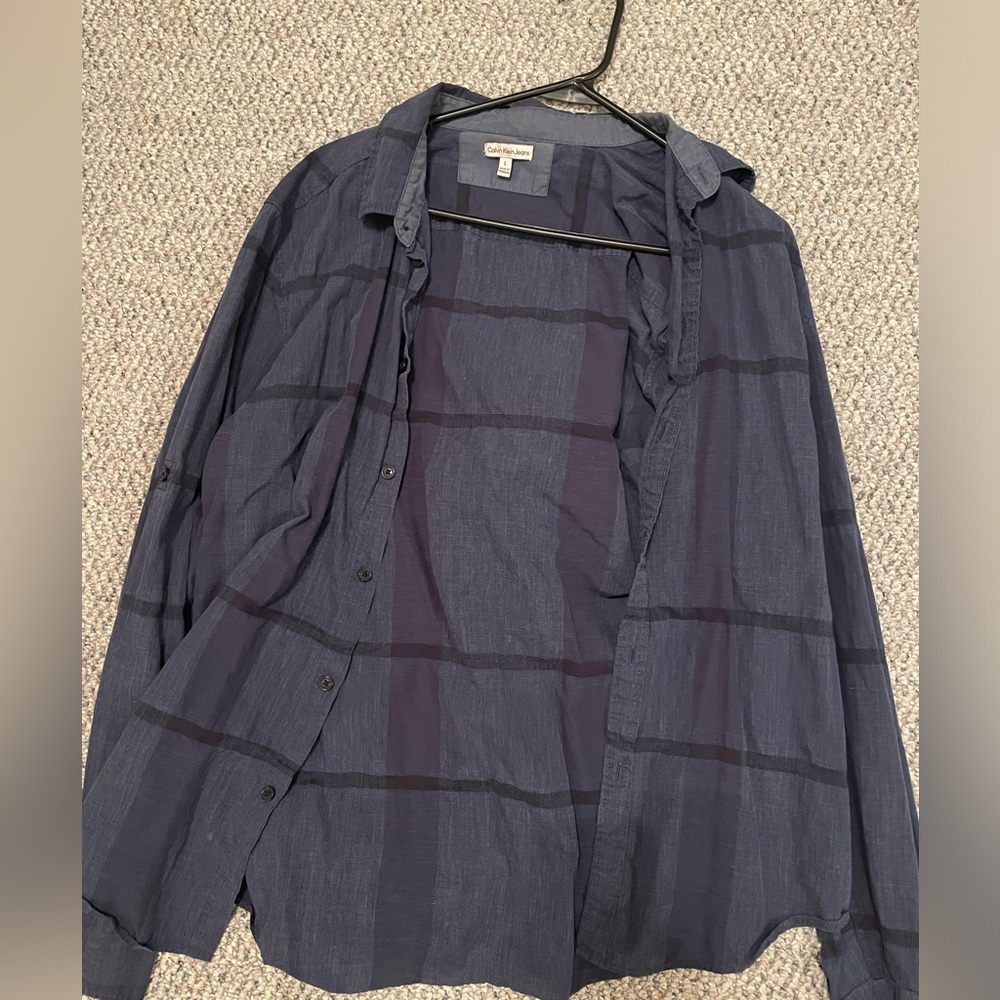 Calvin Klein Jeans Mens Checkered Shirt